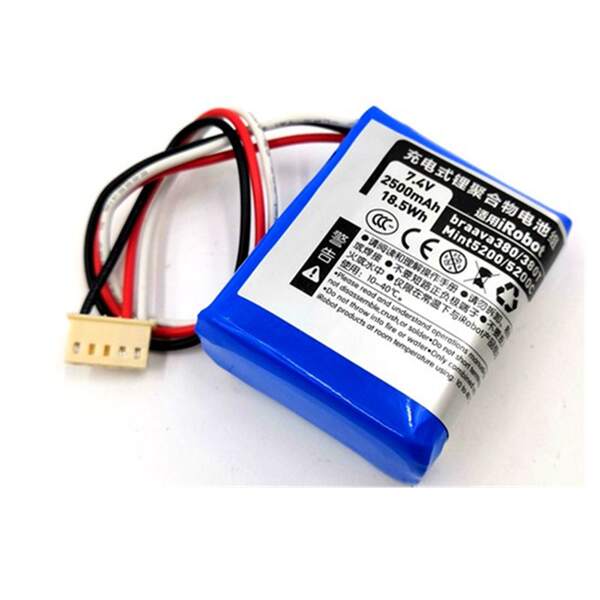 Aplicável ao IROBOT380T BRAAVA381 MINT5200C 7.4V Bateria de lítio 3000MAH