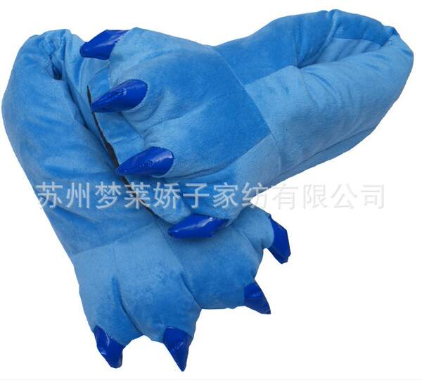 Fabricante atacado desenho animado coral dinossauro pelúcia animais roupa de dormir calças sapatos pelúcia sapatos caseiros explosivos multicolorido pelúcia