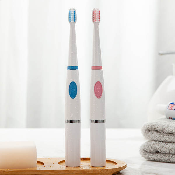 Baterias de ondas sonoras bateria elétrica escova de dentes para adultos cuidados domésticos escova de dentes multifuncional elétrica por atacado duas escovas de cabeça