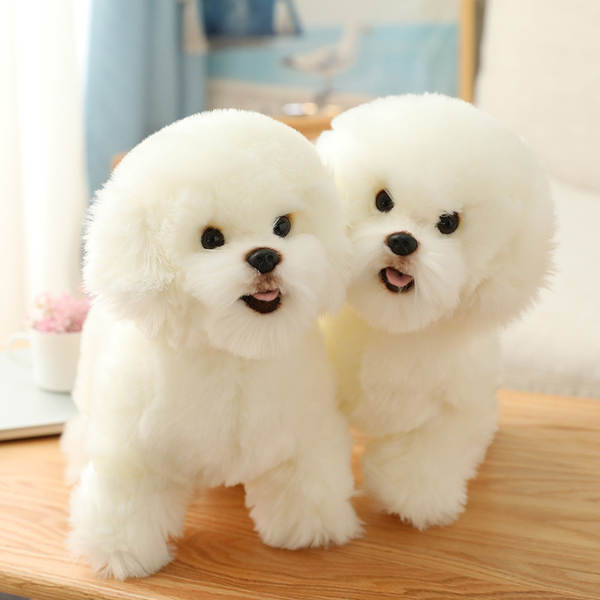 Bichon Frise de Pelúcia Branco