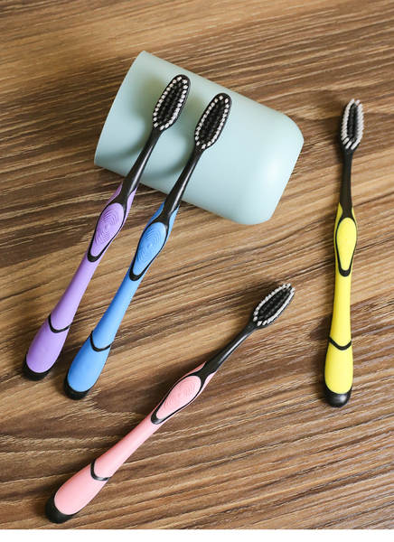 Pintura de dentes macio de algodão de algodão macio de cabelos largos de cabelo macaron fresco japonês coreano para casa adulto homem e mulher casal família dez roupas