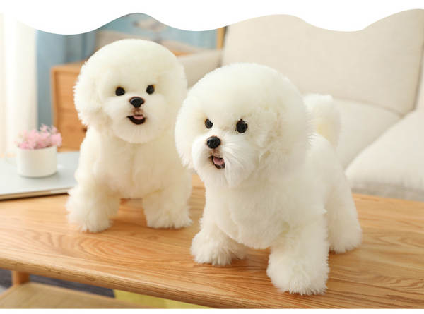 Bichon Frise de Pelúcia Branco