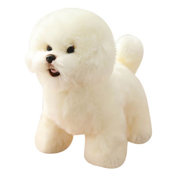 Bichon Frise de Pelúcia Branco