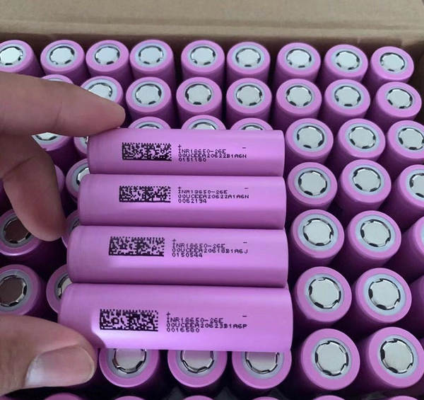 Bateria de lítio 18650 26E 2600mah5c bateria de ferramentas elétricas para veículos elétricos