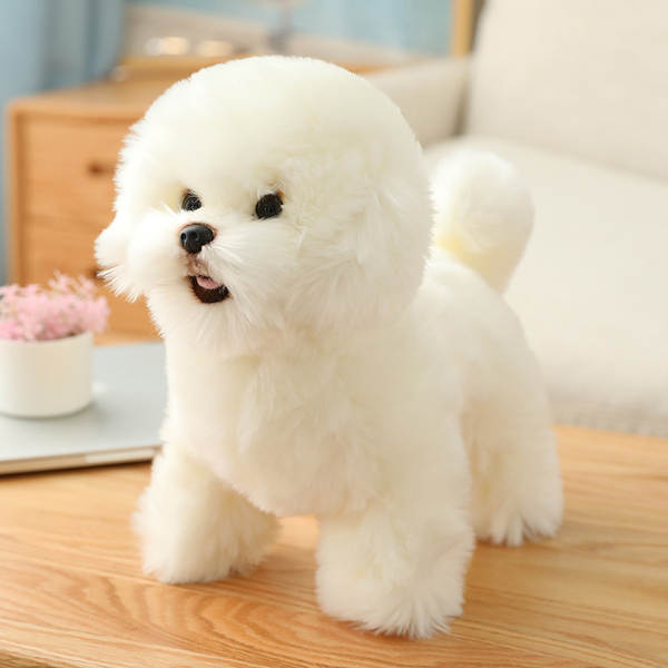 Bichon Frise de Pelúcia Branco