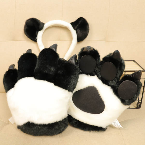 Jardim Zoológico Tigre Cauda Leão Cabeleireiro Dinossauro Brinquedos de pelúcia Ganhos de ganso de ganso de panda Pé de criança Itens