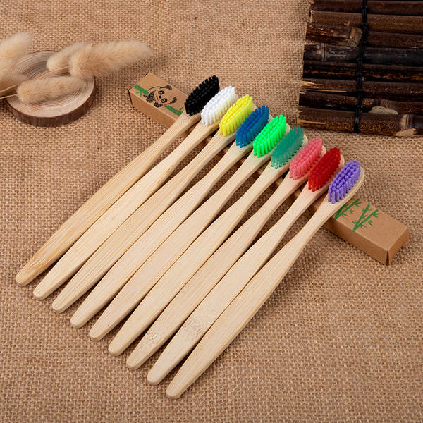 Escova de Dentes de Bambu Nylon