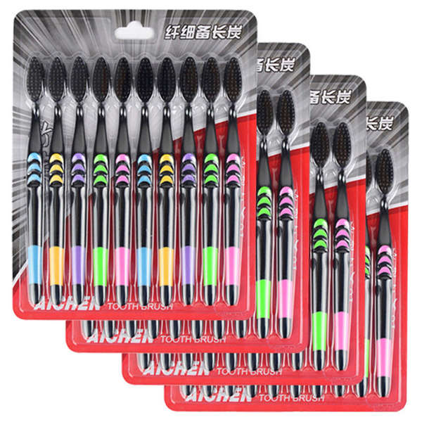 Escova de Dentes de Carbono Ativado