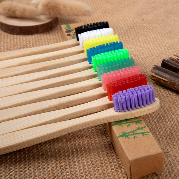 Escova de Dentes de Bambu Nylon