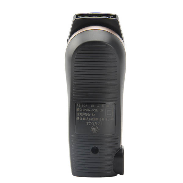 Superman Barbeador elétrico RS102 Barbeador elétrico masculino carregável barbeador de cabeça única com corda de barbear