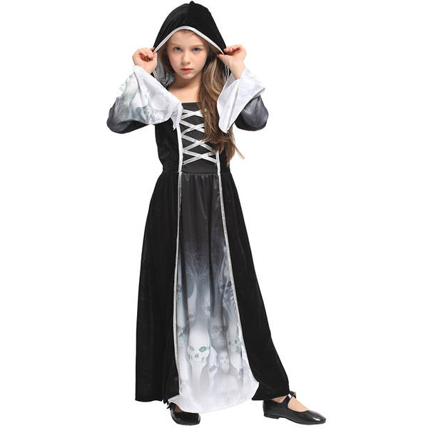 Vestido de Halloween Cosplay Princesa Crianças Vestido de Horror G-0301