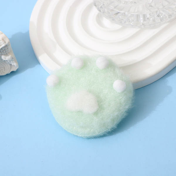Broche de gato de pelúcia