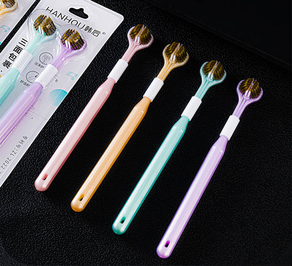 Escova de Dentes Tripla Cabeça Suave