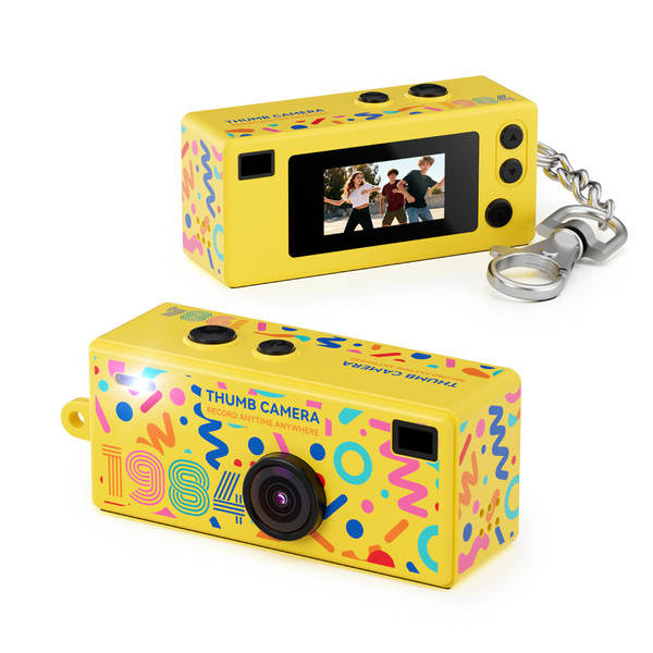 Transfronteiriço novo G65 mini câmera digital retrógrada foto vídeo portátil de pequeno dedo da câmera chave de presente