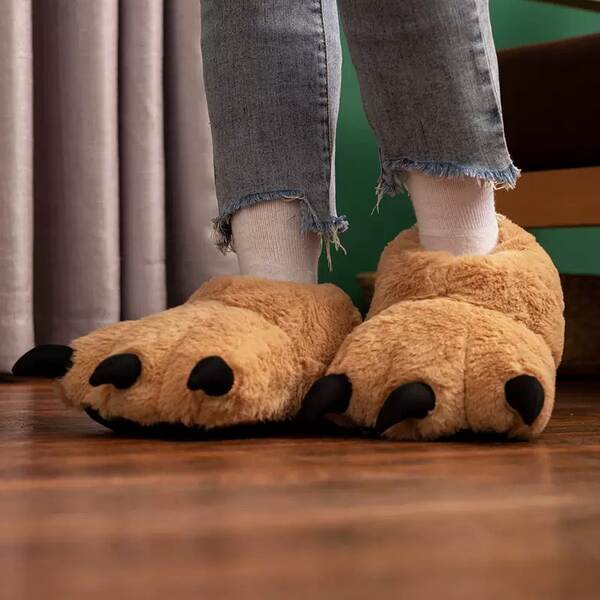 Chinelo de Animal de Pelúcia