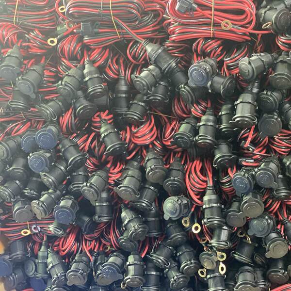 12V24V de alta potência automóvel de transporte de motocicletas remodelado de parafuso à prova d'água fixa de fio de fumaça de cobre completo