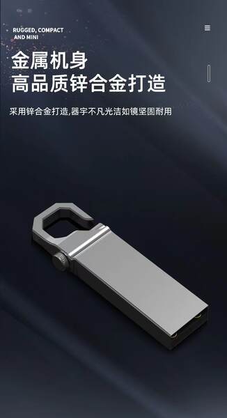 Pendrive de Metal com Tiger Buckle