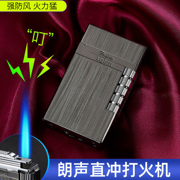 Iluminação direta criativa da lâmpada resistente ao vento azul da chama do design do metal do tecido de tecido do fabricante de presentes de negócios atacado