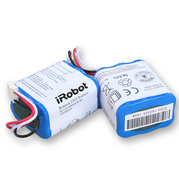 iRobot Braava380t Mint5200C 5200 Acessórios da bateria da máquina de esfregar 7.2V