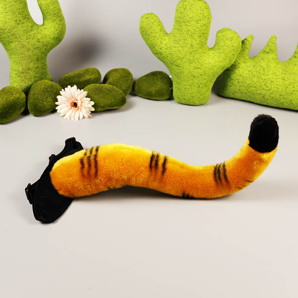 Jardim Zoológico Tigre Cauda Leão Cabeleireiro Dinossauro Brinquedos de pelúcia Ganhos de ganso de ganso de panda Pé de criança Itens
