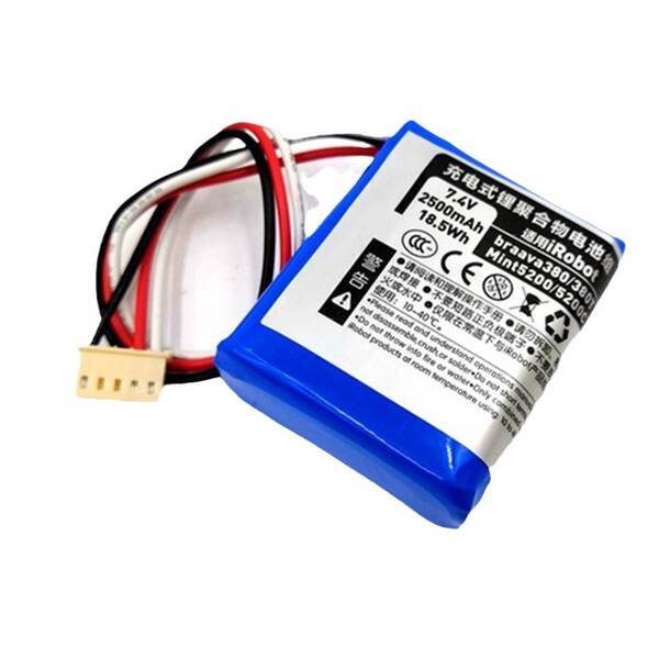 Aplicável ao IROBOT380T BRAAVA381 MINT5200C 7.4V Bateria de lítio 3000MAH
