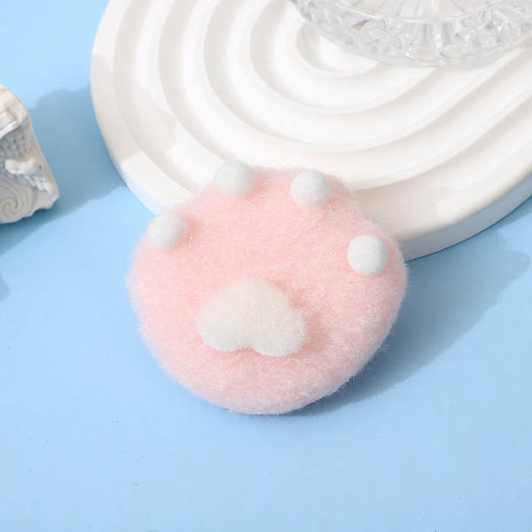 Broche de gato de pelúcia