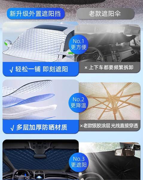Adequado para Bidi Qin Songplusdmi Dolphin Han Yuan Dong Song L Car Sunshine Front Protector para cortinas de isolamento solar