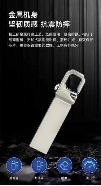 Pendrive de Metal com Tiger Buckle