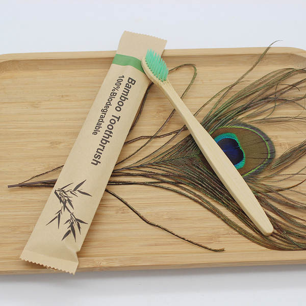 Escova de dente de bambu
