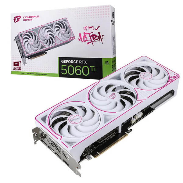 iGame GeForce RTX 5060 Ti Ultra W OC 8GB Computador de jogos eletrônicos