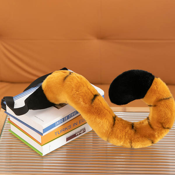 Tiro Simulador Tigre Cauda Pássaros brinquedos de pelúcia luvas bonecas brinquedos de brinquedos para crianças