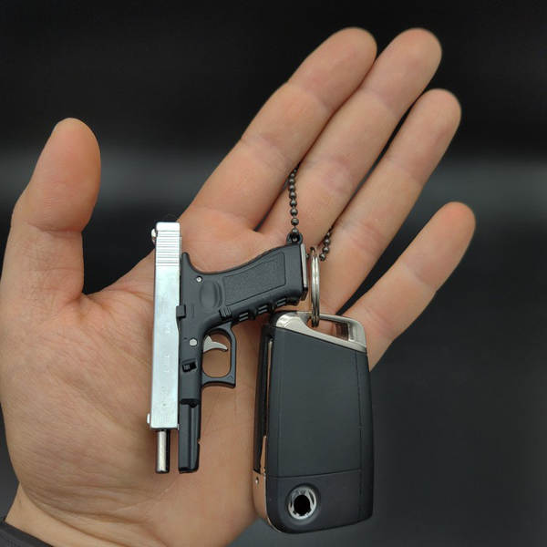 Grade 1: 3 Grock G17 modelo semi-aliado chave de chave de cadeira pendurado adulto presente brinquedo de criança