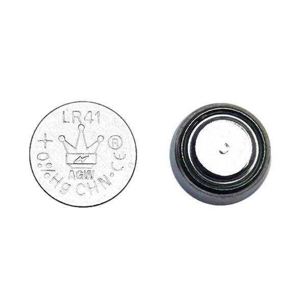 Brinquedos de botão da coroa LR41 Lâmpadas de dedos relógios eletrônicos 1.5V Baterias de orelha de cavalo Venda direta do fabricante