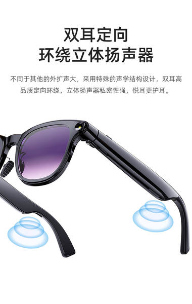 A2 Cross Border AI Smart Glasses Multifuncional com câmera para captação de vídeo e tradução em tempo real para reconhecimento de objetos AI