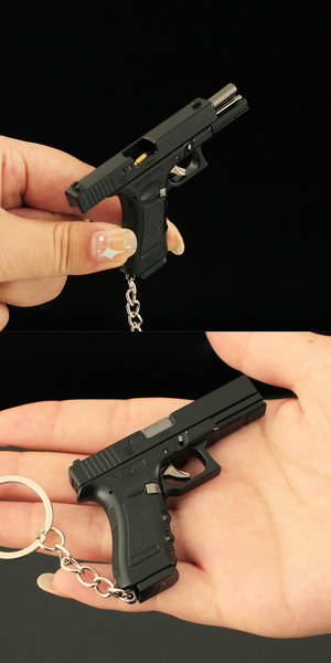 1:3 Desmontável Modelos de brinquedos de liga Grock G17 Pequenos Peças de chave de metal 6.5CM