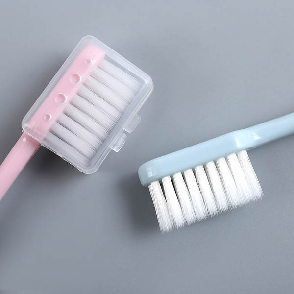 Escova de Dente Macarrão com Cabeça Grande e Cabelos Macios de Carvão de Bambu