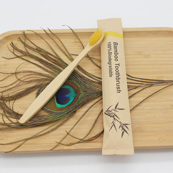 Escova de dente de bambu