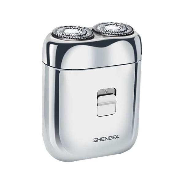 Tela de barbear elétrica SF628 629 de rotação com 2 facas Tela de barbear portátil TYPE-C