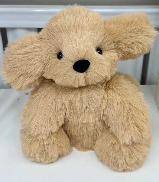 DIY artesanato caseiro criativo bonito cachorro dourado gravar boneca de pelúcia material saco de cachorro de pelúcia de cachorro presente