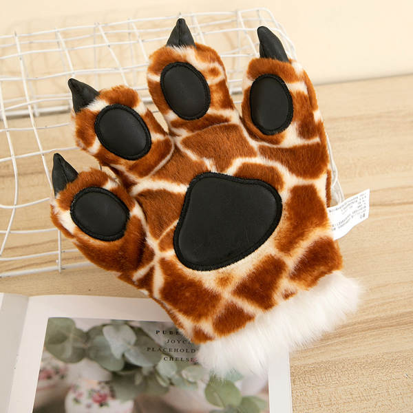 Tiro Simulador Tigre Cauda Pássaros brinquedos de pelúcia luvas bonecas brinquedos de brinquedos para crianças