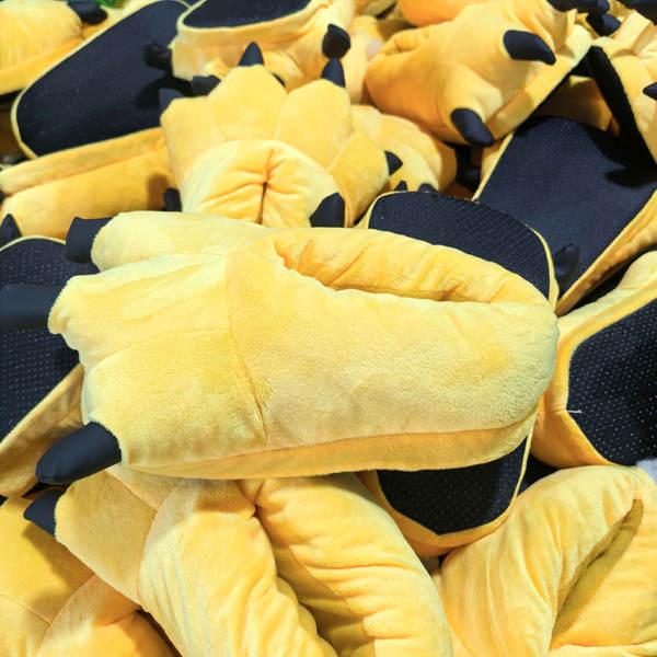 Chinelo de Dinossauro Aquecido
