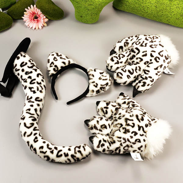 Jardim Zoológico Tigre Cauda Leão Cabeleireiro Dinossauro Brinquedos de pelúcia Ganhos de ganso de ganso de panda Pé de criança Itens