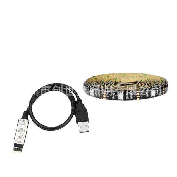 5050 lâmpadas USB com 30 lâmpadas de placa-preta de televisão de controle remoto RF RGB de parede de fundo de sete cores lâmpadas de computador