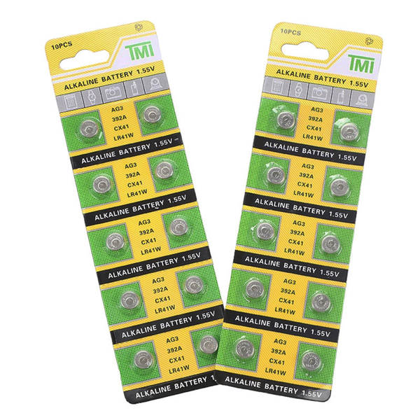 Factory Direct Supply AG3TMI Remote Control LR392 Cartão LR41 Brinquedos de relógio 1.5V Bateria de botão alcalino