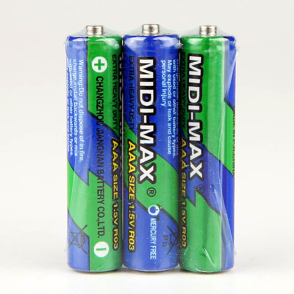 Bateria sem hidrogênio em conformidade com a norma ROHS Bateria midi-max do tipo P de carbono AAA7