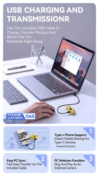 Transfronteiriço novo G65 mini câmera digital retrógrada foto vídeo portátil de pequeno dedo da câmera chave de presente