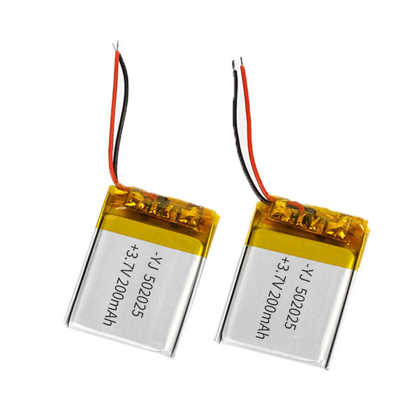 Polímero bateria de lítio recarregável 502025/200 fabricante fornece modelo de aeronave bateria de escova de dentes elétrica