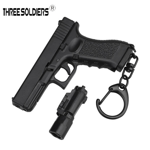 Personagem Mini G17 Combination Kit Chave pendura acessórios de decoração de mochila de roupa para roupas de joalharia