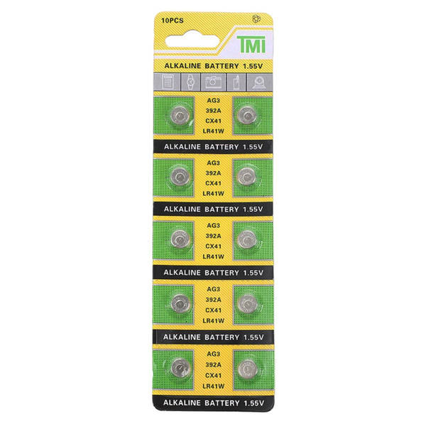 Factory Direct Supply AG3TMI Remote Control LR392 Cartão LR41 Brinquedos de relógio 1.5V Bateria de botão alcalino