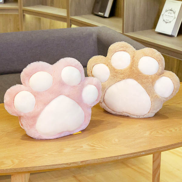 Bolsa de aquecimento para mãos em forma de pata de gato